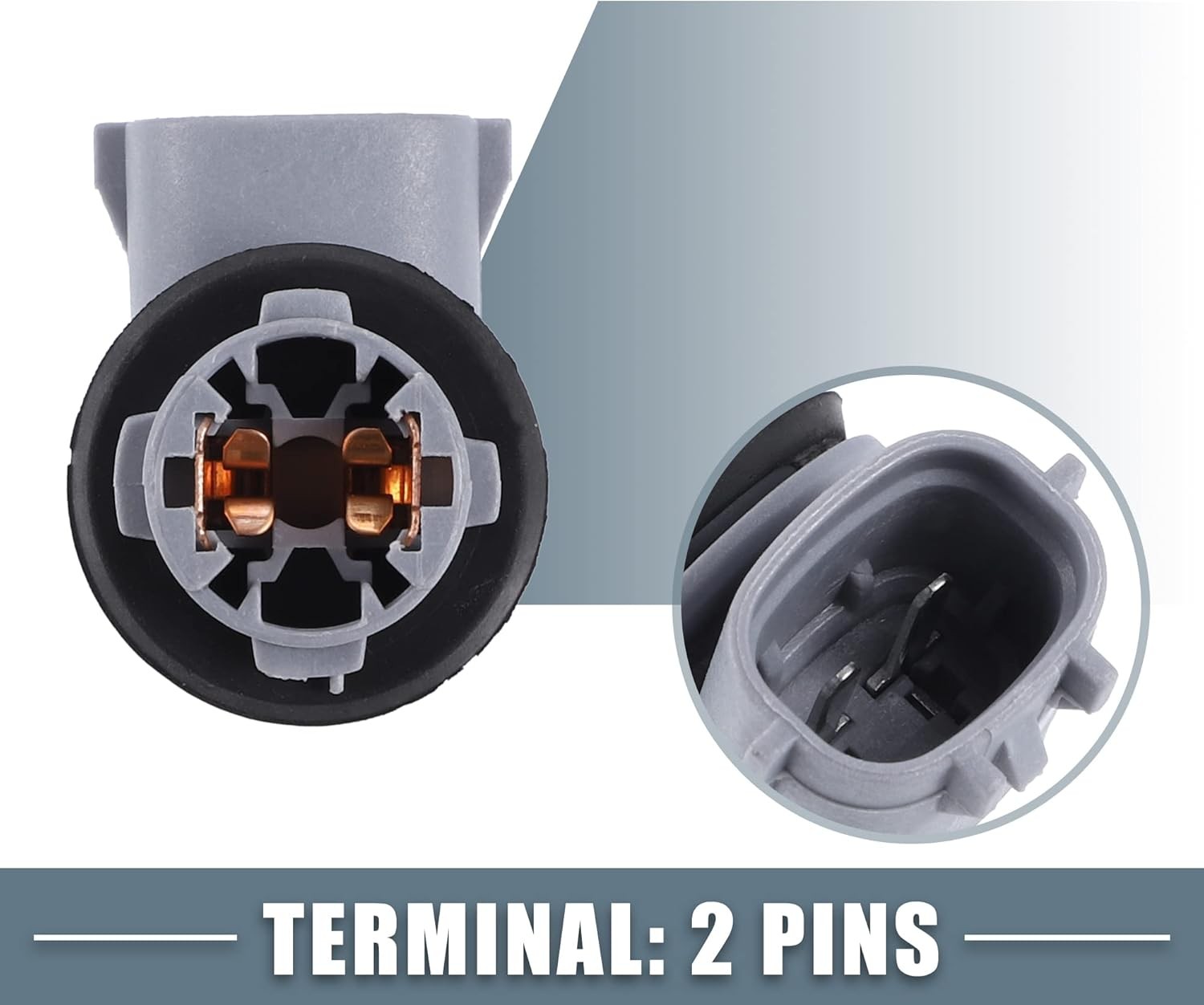 Car Rear Bumper License Plate Light Bulb Socket Conne Item Package Quantity: 2