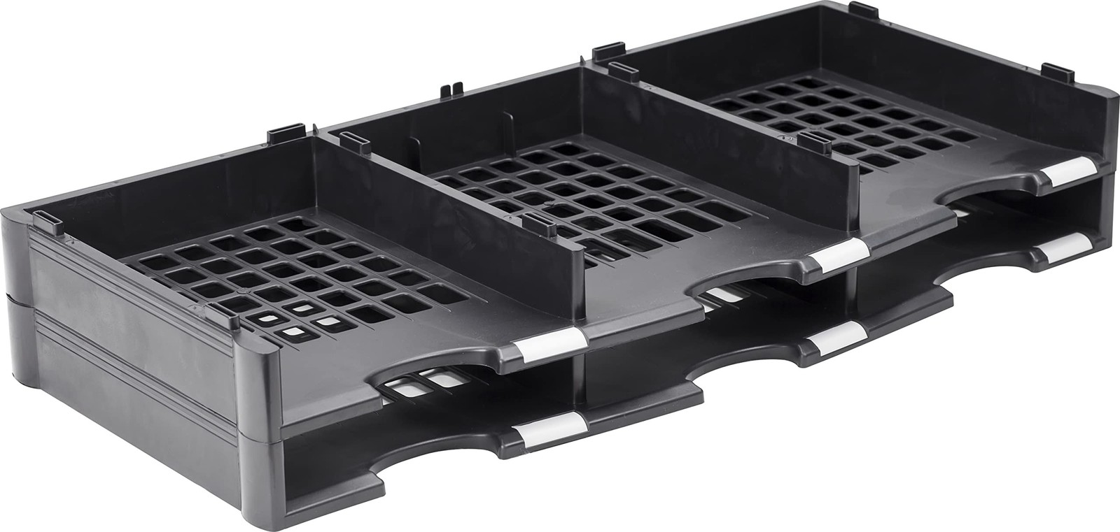 Storex 6-Compartment Literature Organizer Add-on Unit 31.38 x 14.13 x 5.63
