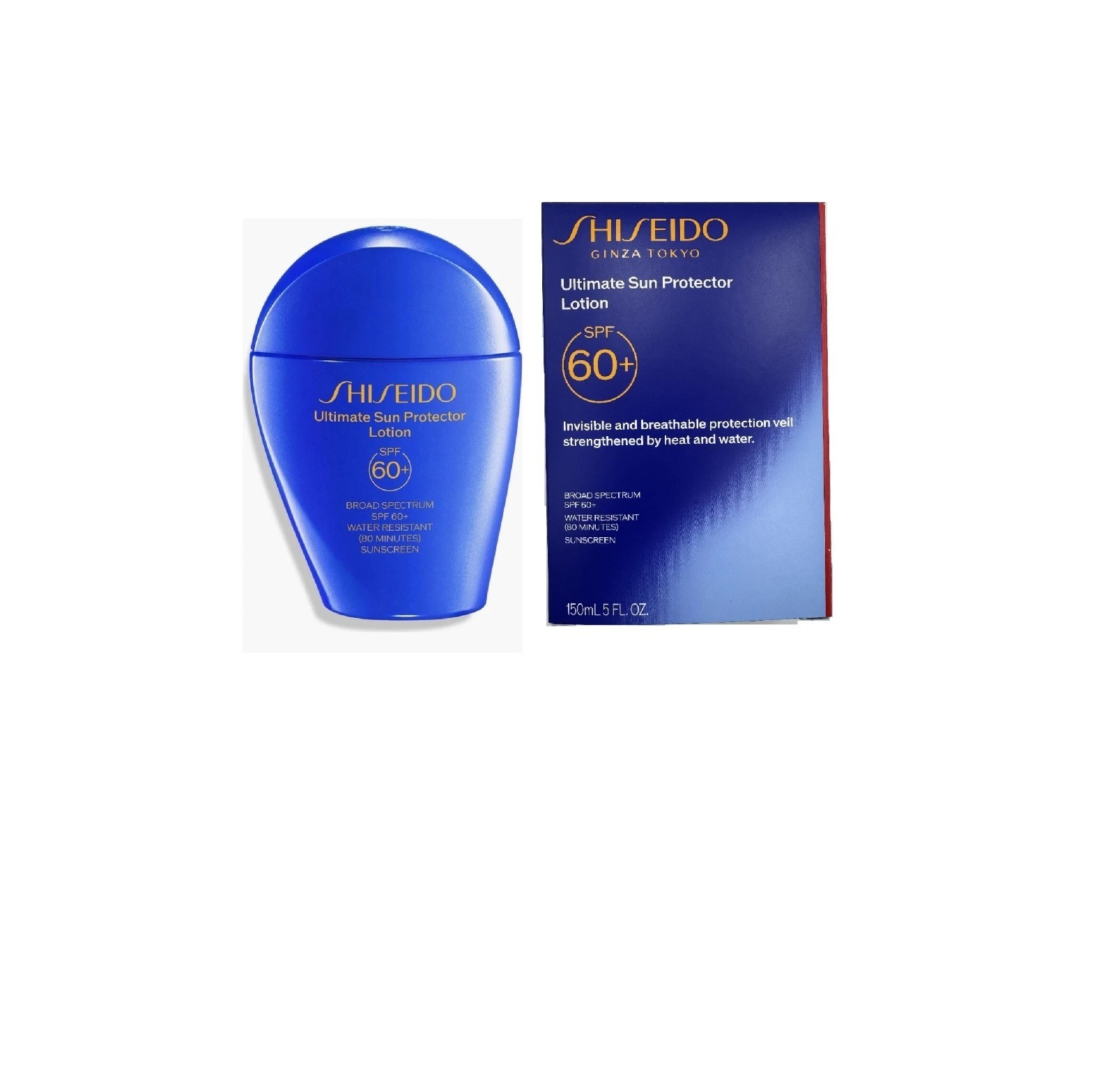Shiseido Ultimate Sun Protector Lotion SPF60+  150 ml  / 5 oz  NEW IN retail BOX