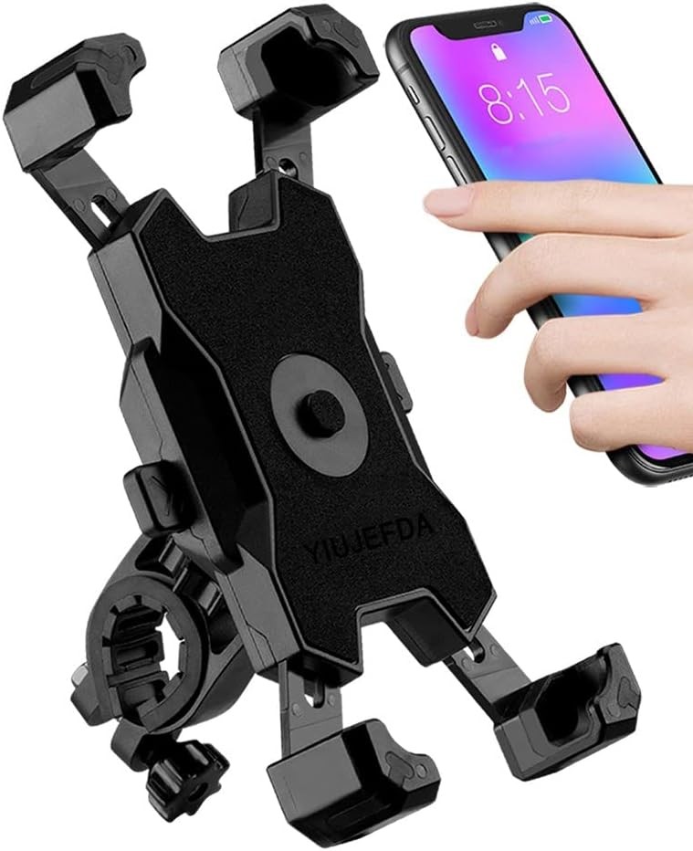 2025 Upgraded Bike Phone Mount, Easy Install and Quick Release Bicycle - Motorcy