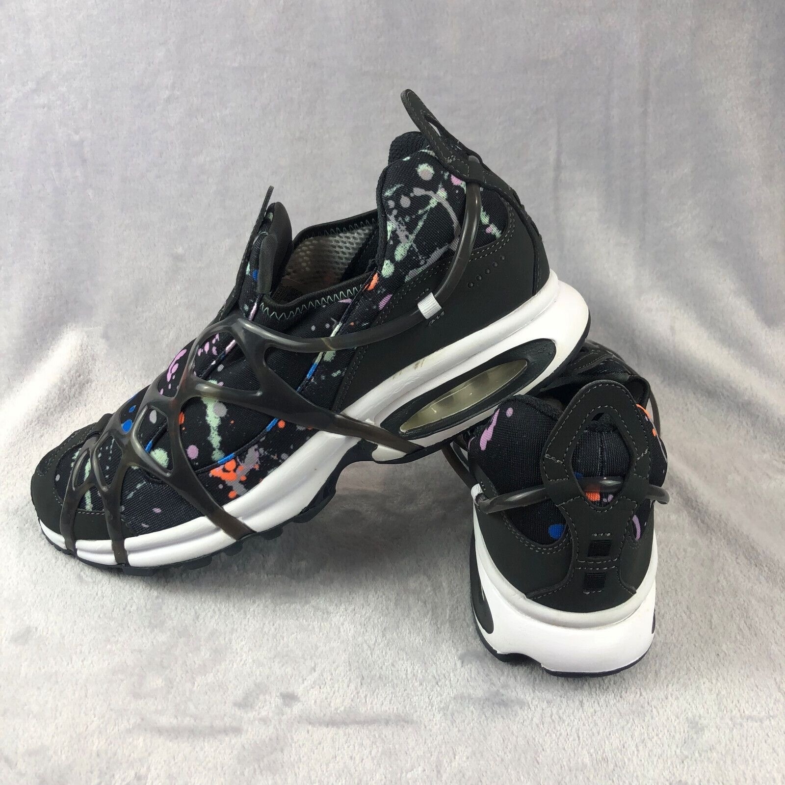 NWOB Nike Air Kukini SE Paint Splatter Black Men's Size 13 New Shoes DV1894-001