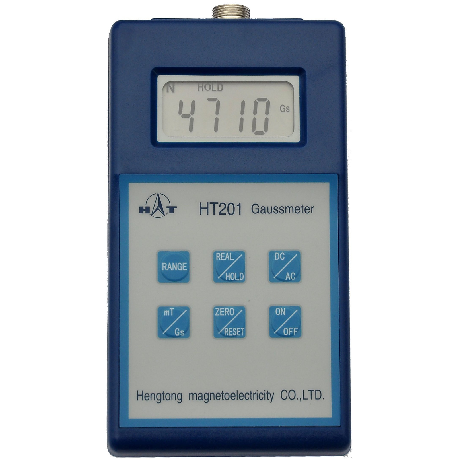 HT Digital Gaussmeter with PEAK HOLD -  Can Display Gauss or Tesla  DC AC Meter