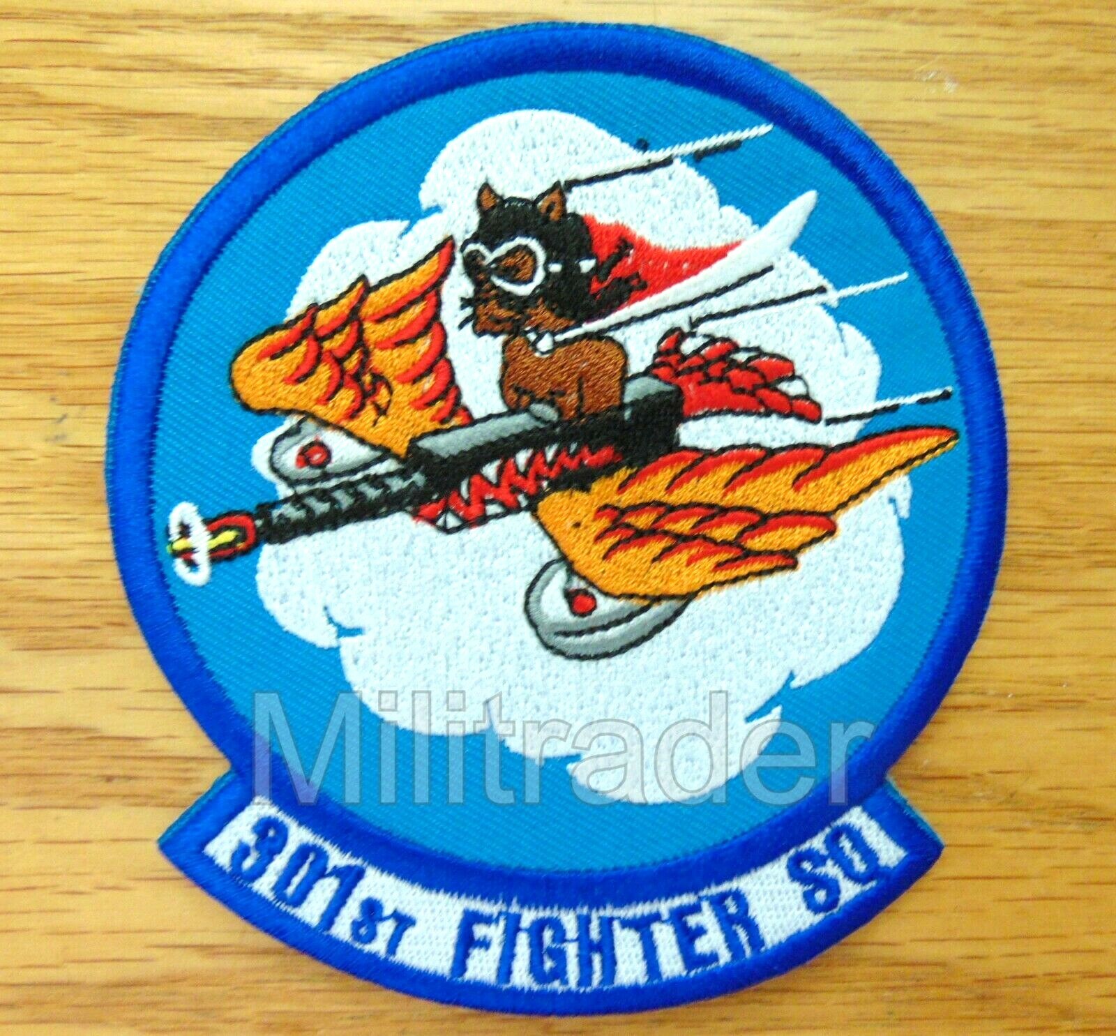 United States Air Force (USAF) 301st Fighter Squadron Patch (Iron-on)