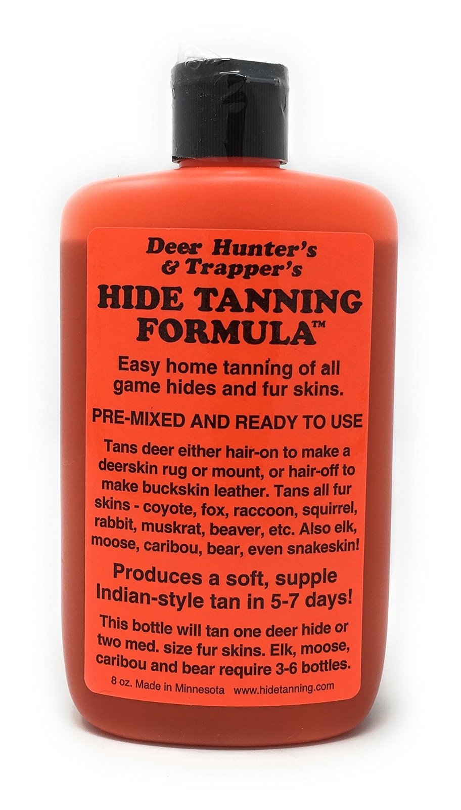 Animal Fur Cleaner Conditioner Tanning Solution with Fleshing Tool 1 Count