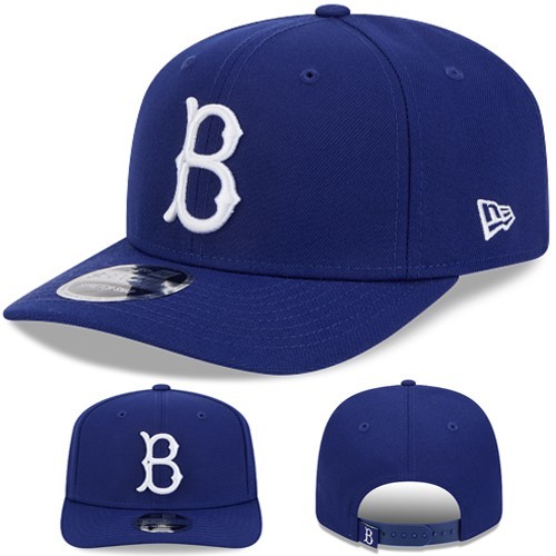 New Era Brooklyn Dodgers 970 Blue Snapback Hat MLB Cooperstown Classic Cap