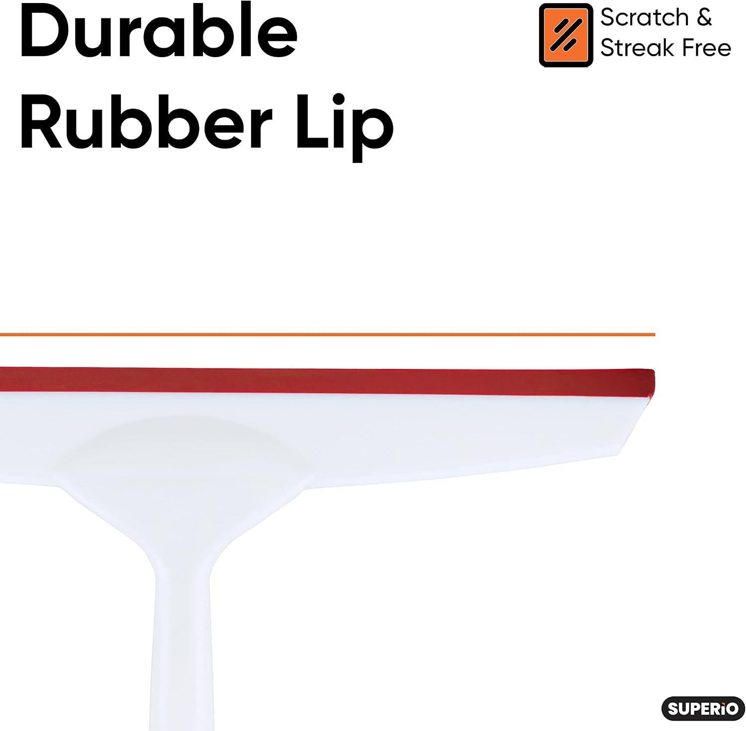 r "10 Window Squeegee Red Grip Handle