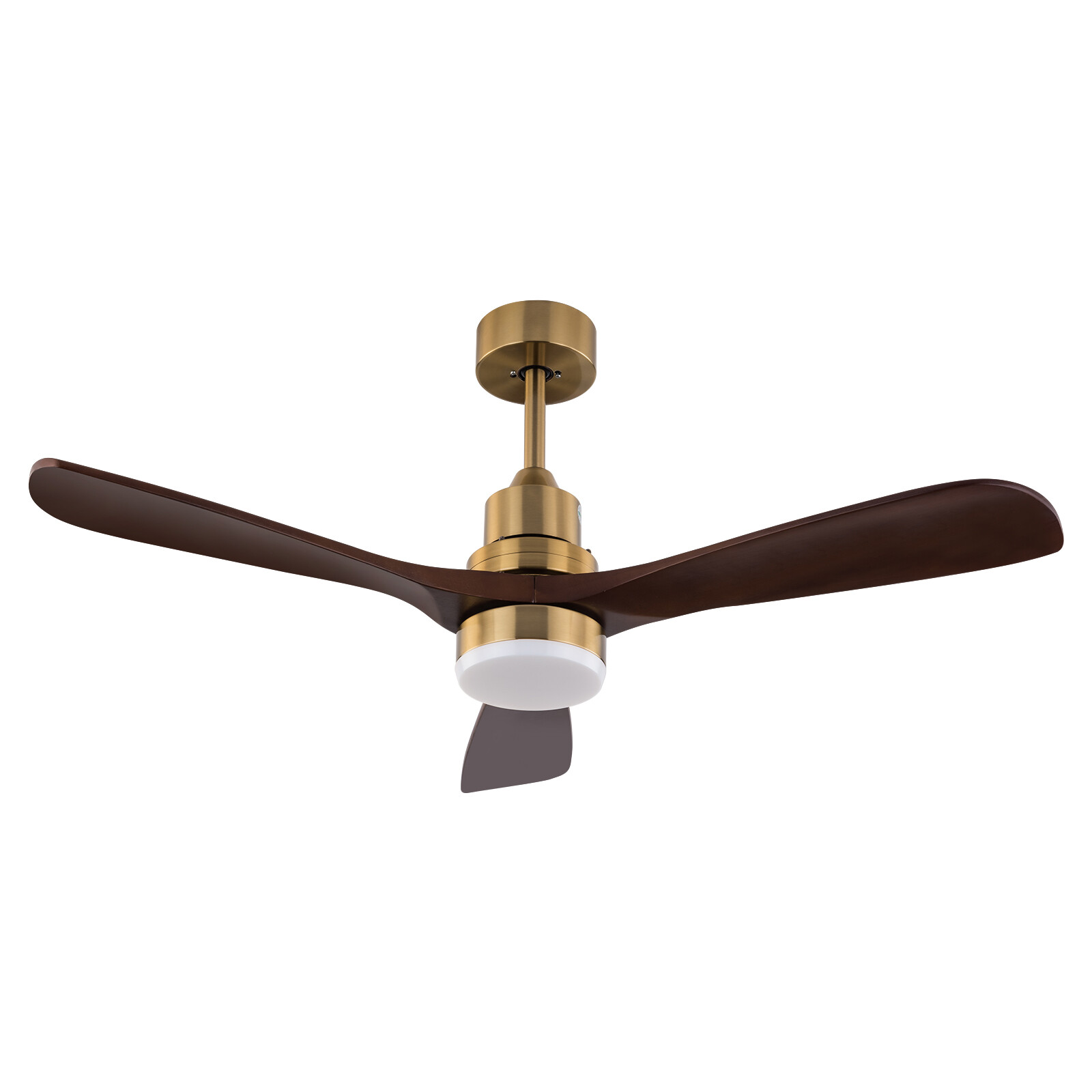 48 Inch 3 Colors LED Ceiling Fan Light w/ Remote Control Fan Light Timer 40W