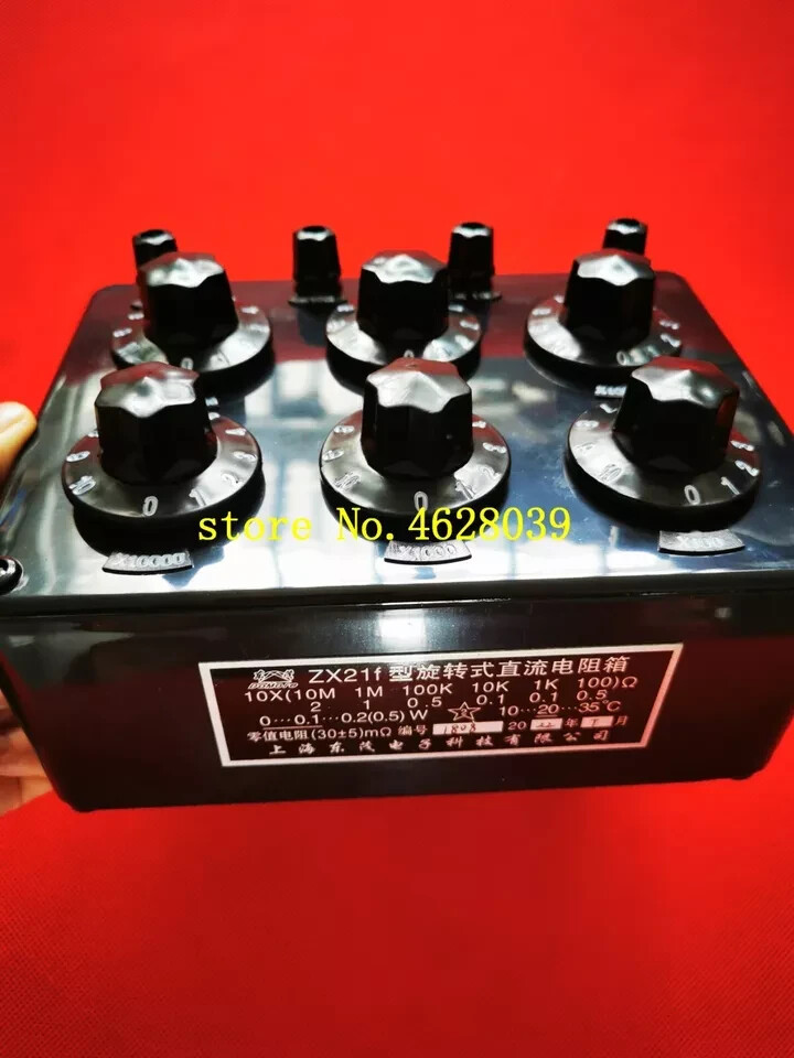 ZX21f 0-111.1110MΩ Variable Resistance Box Decade Resistor For Physics Teaching