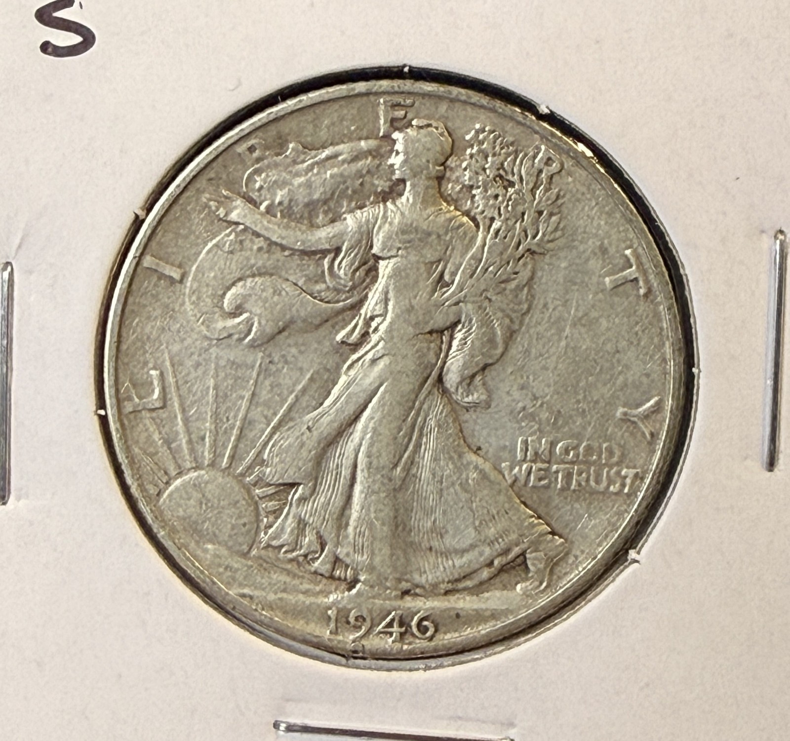 1946-S Walking Liberty Half Dollar, Nicely Circulated, (22284)