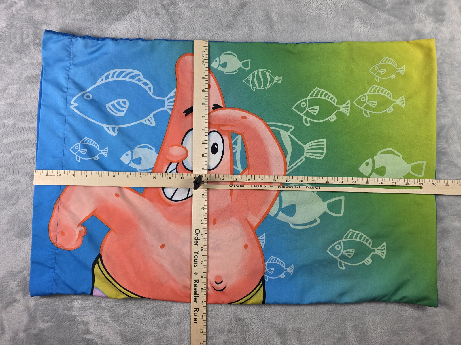 SpongeBob Squarepants Nickelodeon 2012 Pillow Case Standard Pillowcase Patrick