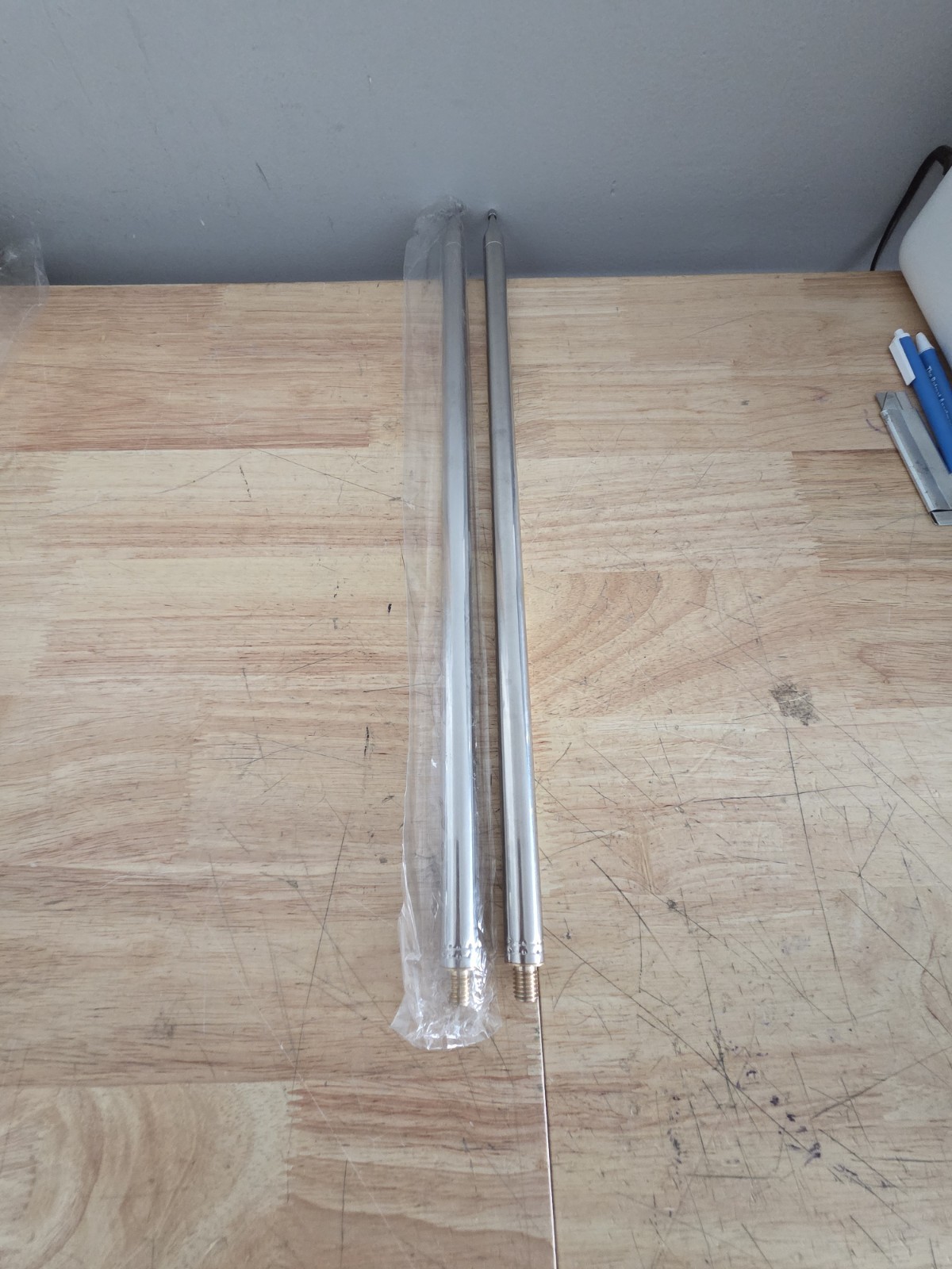 17'ft Telescopic Antenna 14-Section Stainless Steel For Ham Radio SWL  DIY Qty 2
