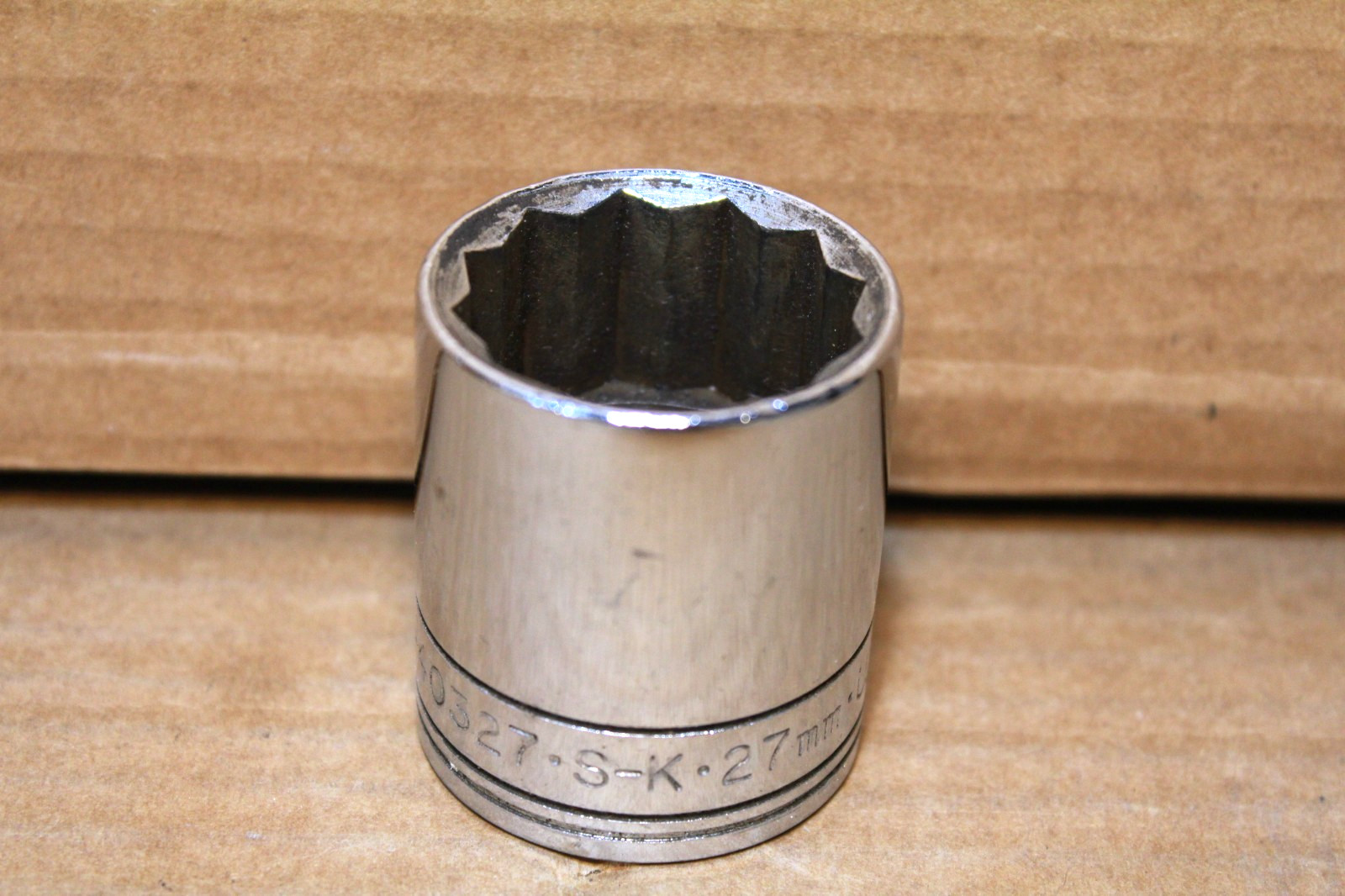 SK 40327 1/2” Drive 27mm 12 Point Chrome Socket MADE IN USA