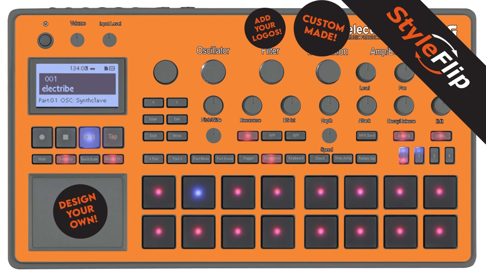 Korg Electribe 2  Skin | Custom Design | Protective Decal | StyleFlip Skins