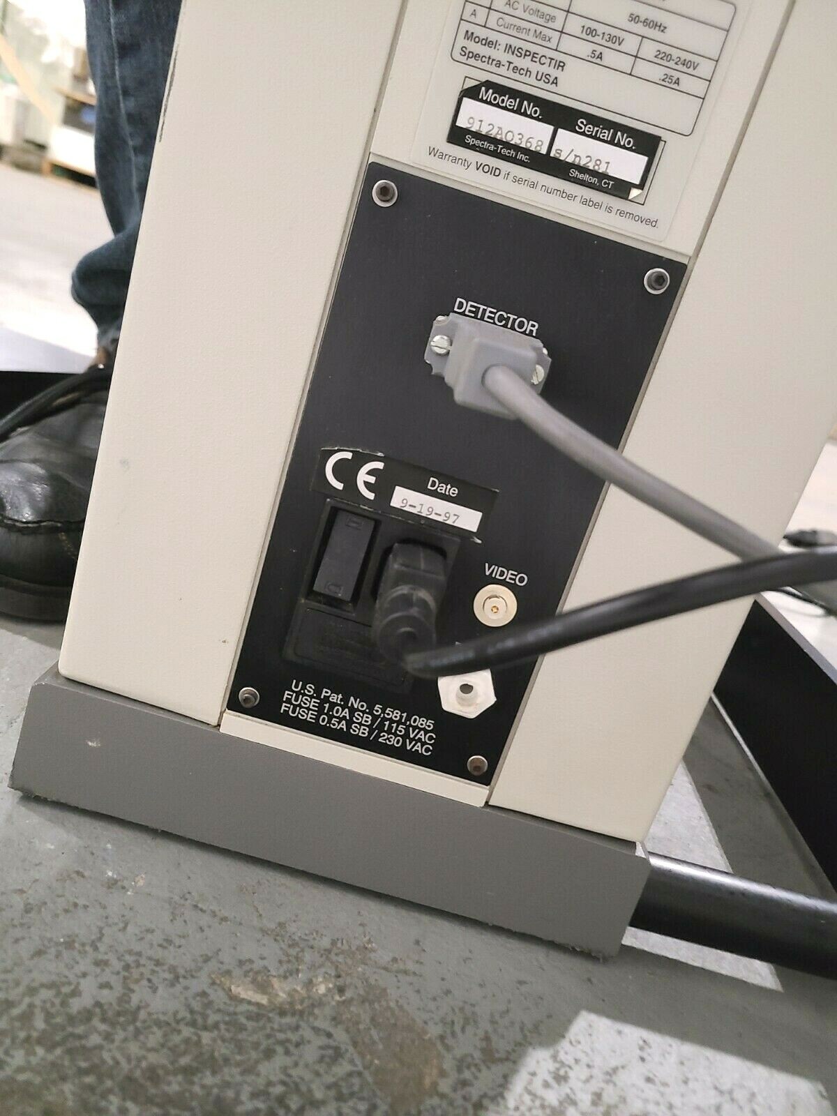 Spectra Tech Inspect IR Microscope Model 912A0368 tool inspection comparator