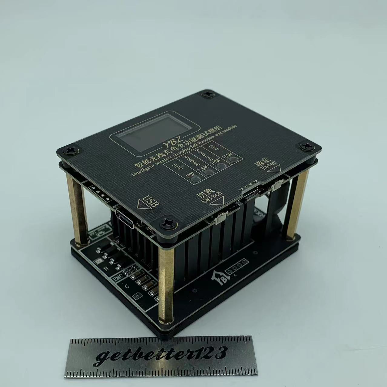 Qi standard EPP15W wireless charging tester for program-controlled aging cabinet