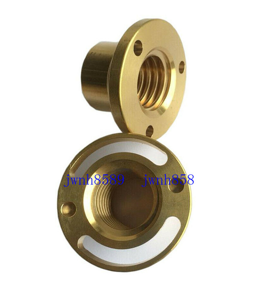 2Pc Bridgeport Milling Machine X Axis Screw Copper Sleeve Nut Vertical Mill Tool