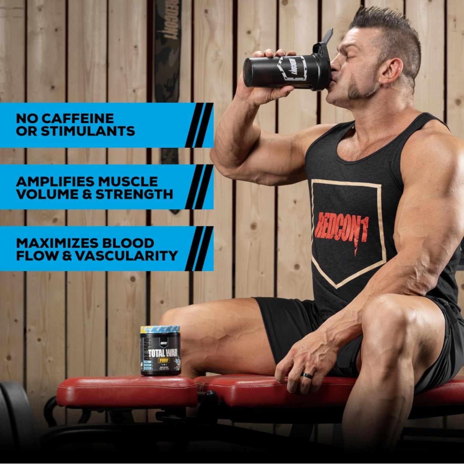 TOTAL WAR PUMP | NON-STIM PRE-WORKOUT Blue Lemonade 10.93 oz