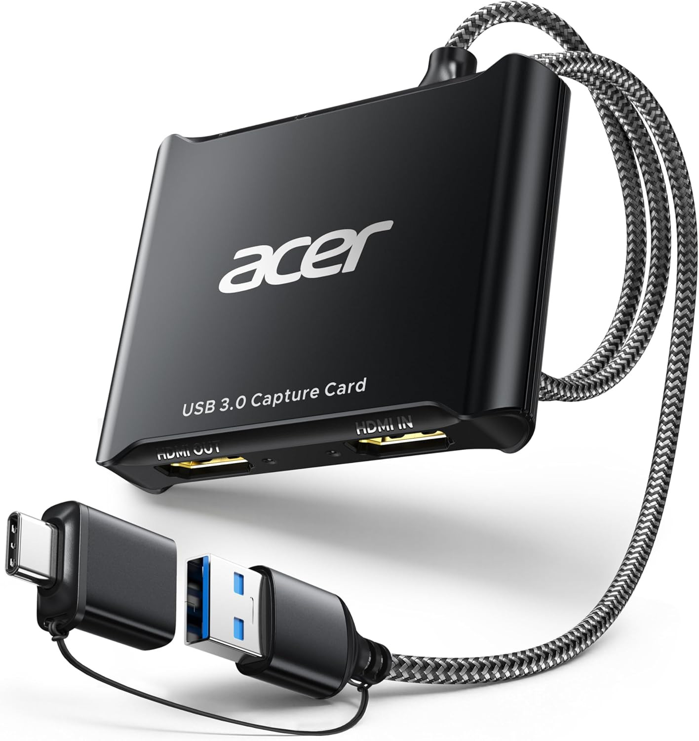 USB 3.0 Video Capture Card, HDMI Capture Card for Streaming with 4K Loop-Out & U