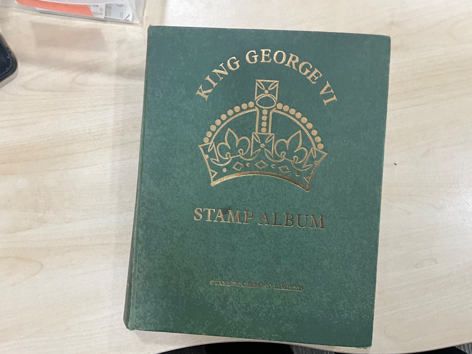 Stanley Gibbons KGVI mint album well populated many high vals 220 sides