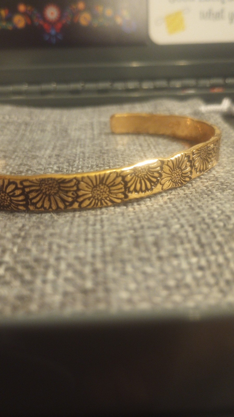 Craig's Copper Anchor Heavy Daisy Bracelet