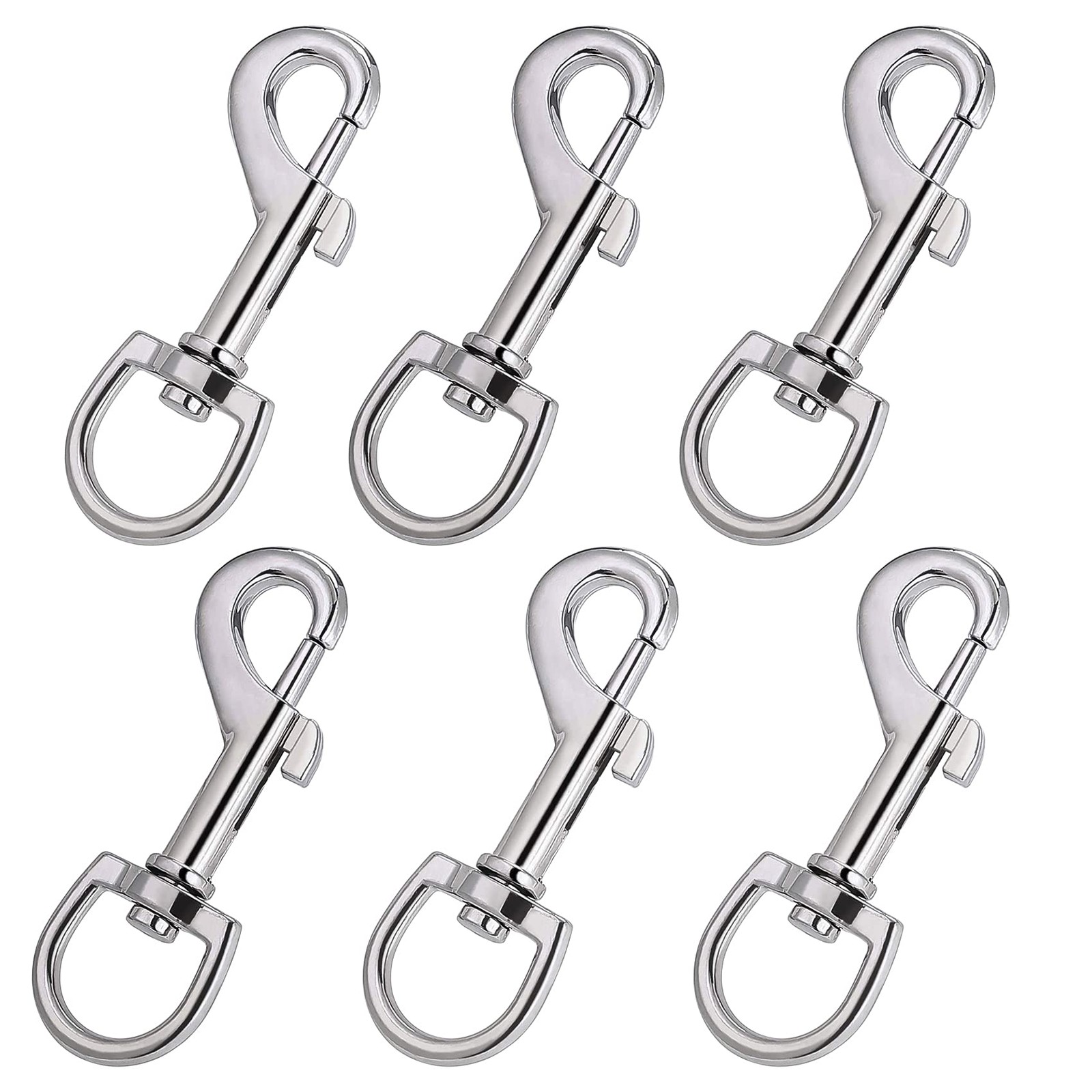 Swivel Snap Hooks, Metal Heavy Duty Dog Leash Clasp Stainless Steel, Multipur...