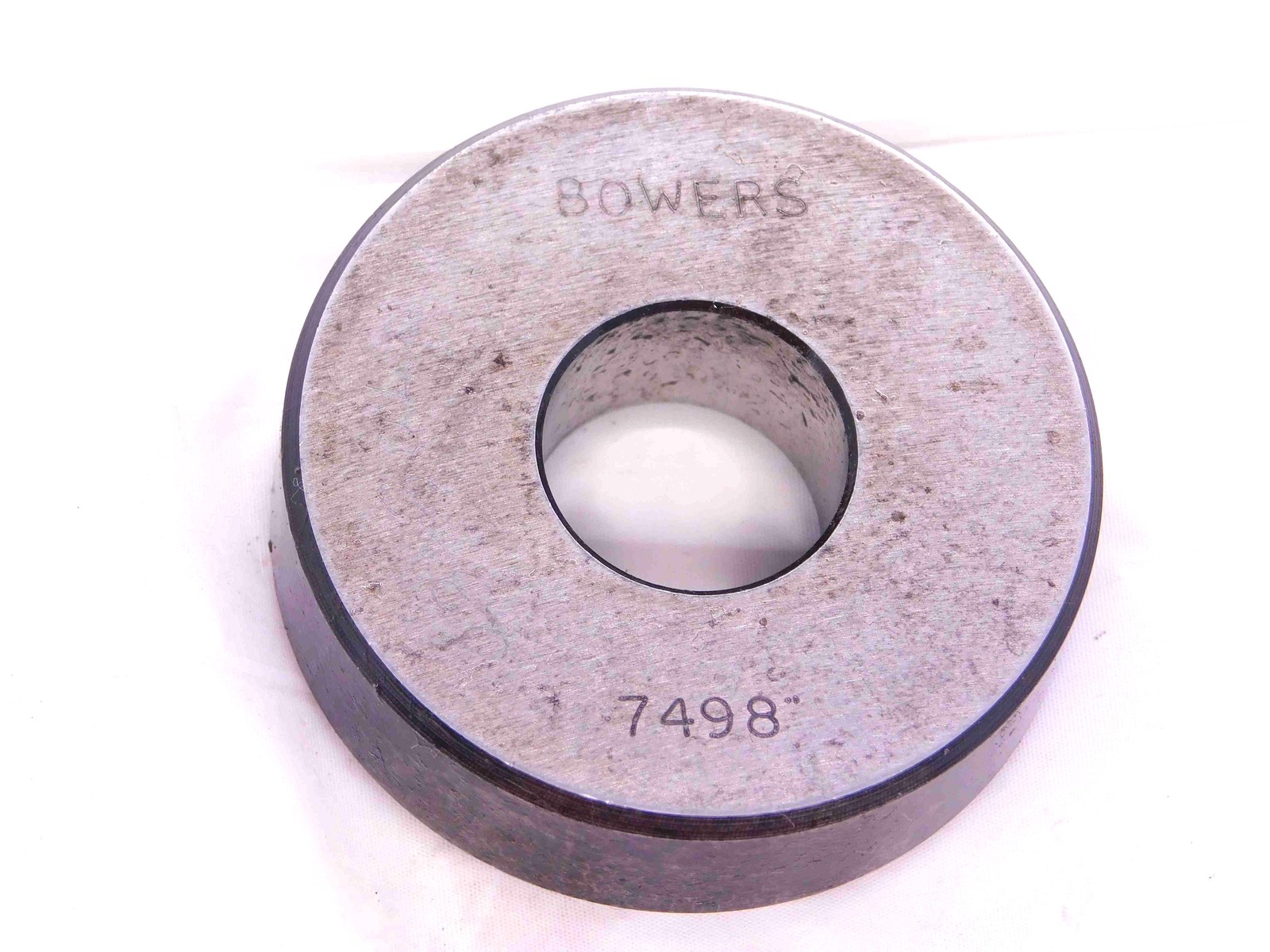 .7498 MASTER PLAIN BORE RING GAGE .7500 -.0002 UNDERSIZE 3/4 19 mm INSPECTION