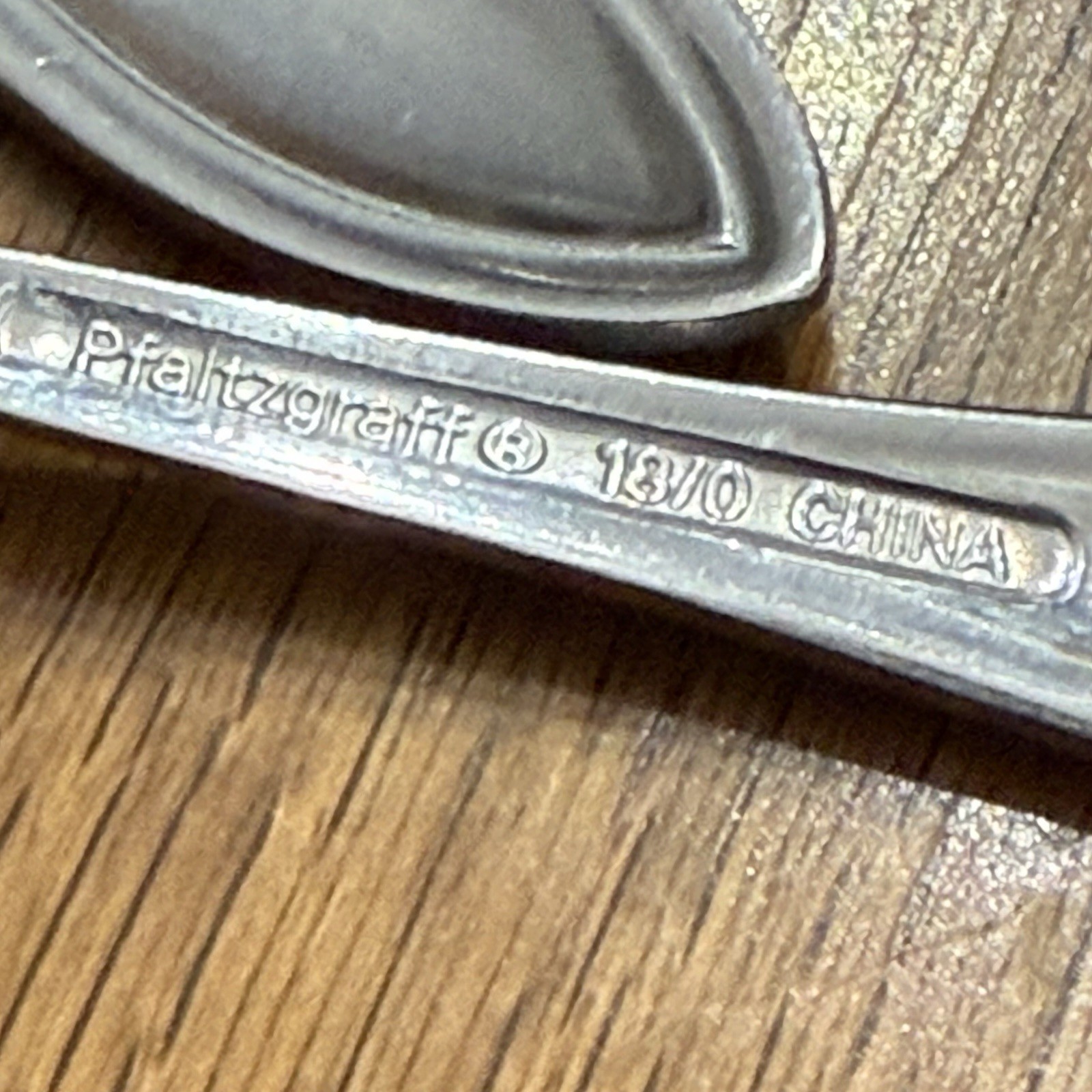 Pfaltzgraff American Bead 4 Teaspoons Stainless Flatware 6 1/4”