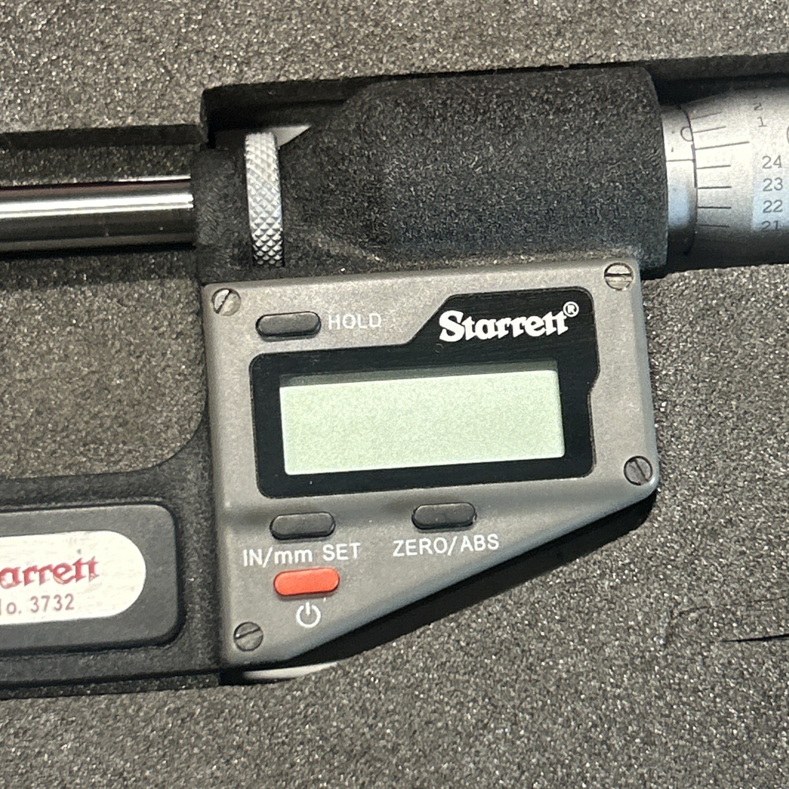Starrett 3732XFL-1 0-1" Electronic Micrometer