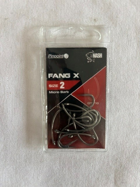Nash Fang X Micro Barbed Hooks Size 2  N3