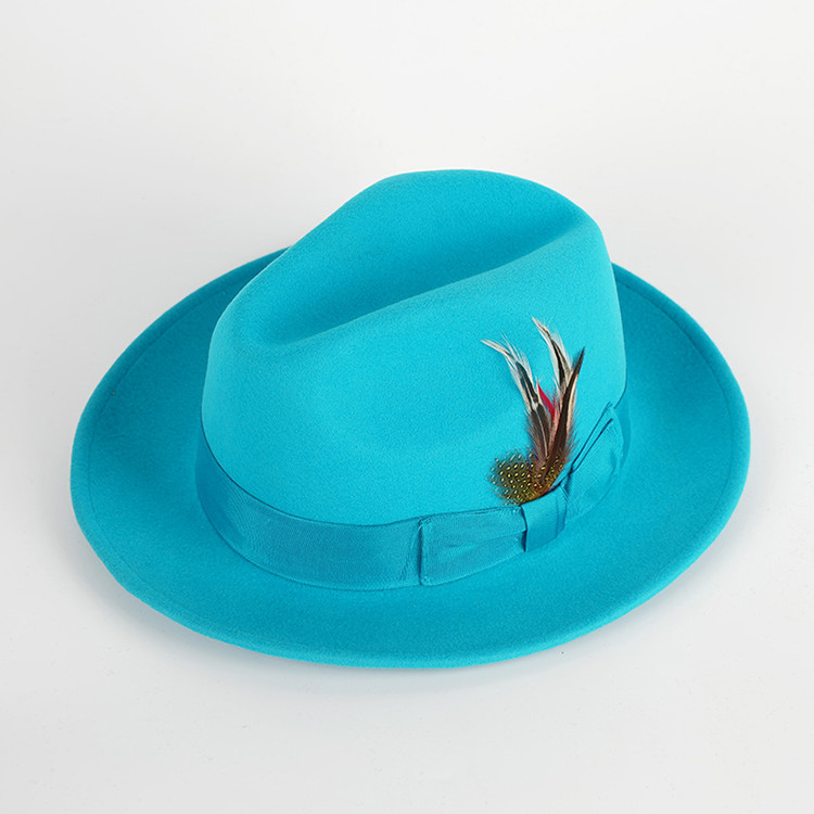 GLADWIN BOND FUR FELT FEDORA TRILBY HAT MADE OF 100% FUR FELT HANDMADE