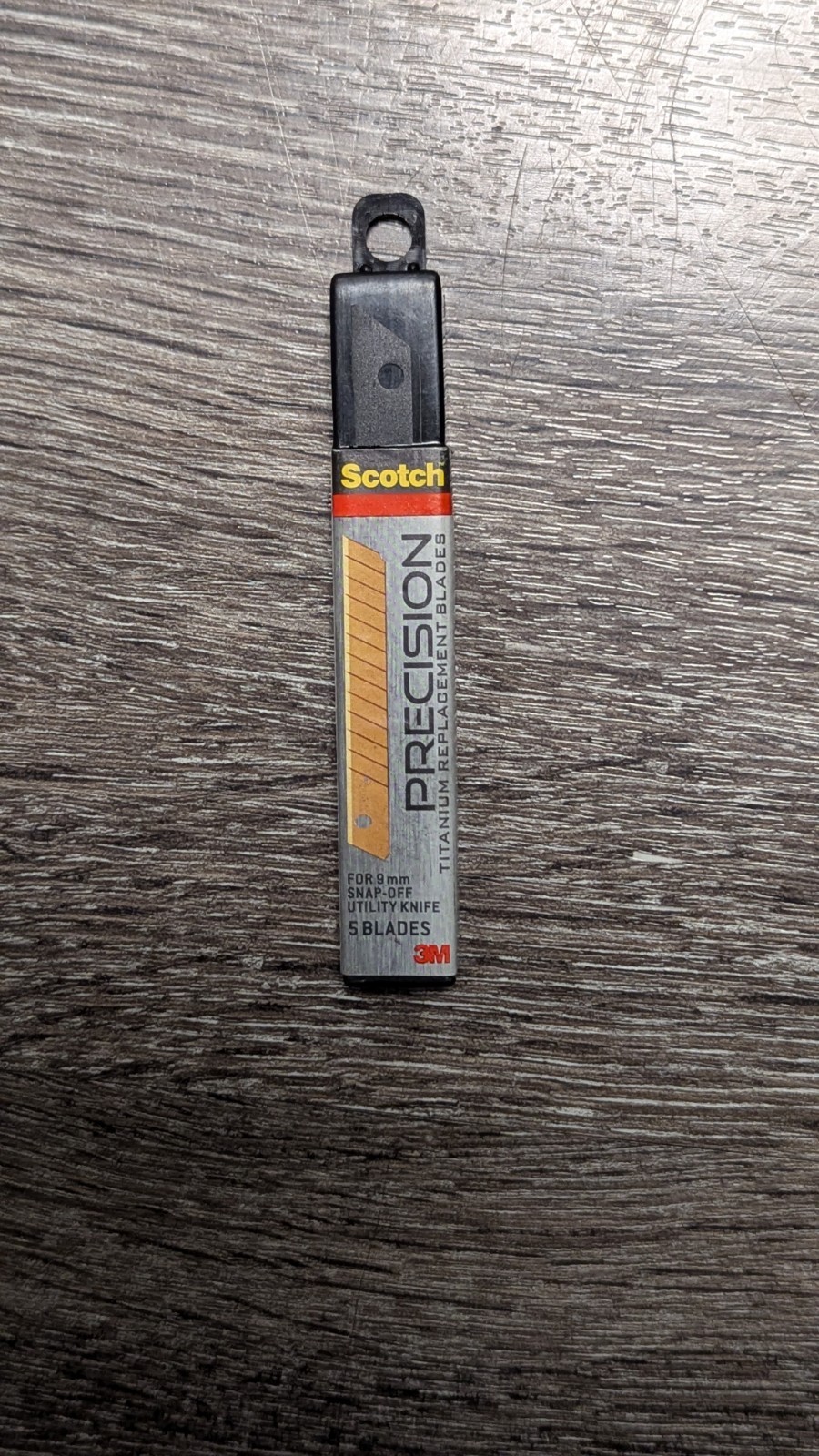 Scotch Precision Titanium Replacement (5) Blades 9mm Snap-Off for Utility Knife