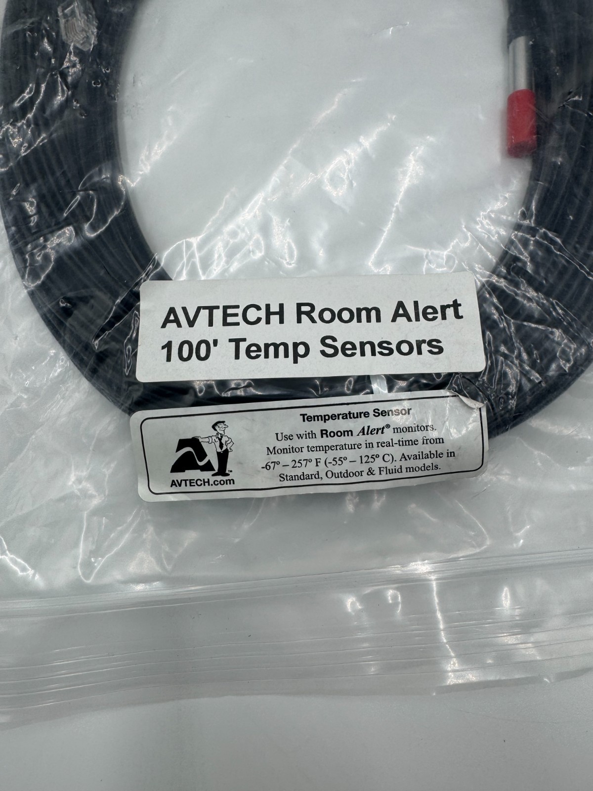 AVTECH 100ft Digital Temperature Sensor Cable TMP-DT100-SEN