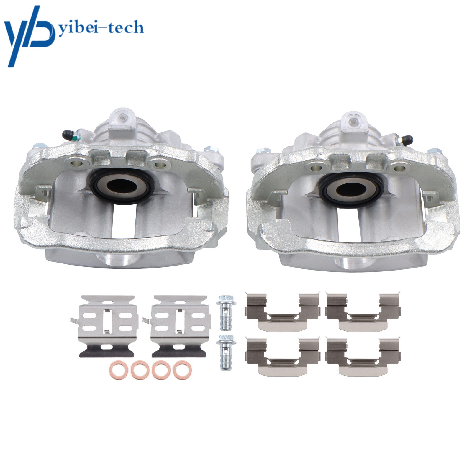 Pair Rear Brake Calipers w/ Bracket for Chevy Blazer S10 GMC Jimmy Sonoma Isuzu