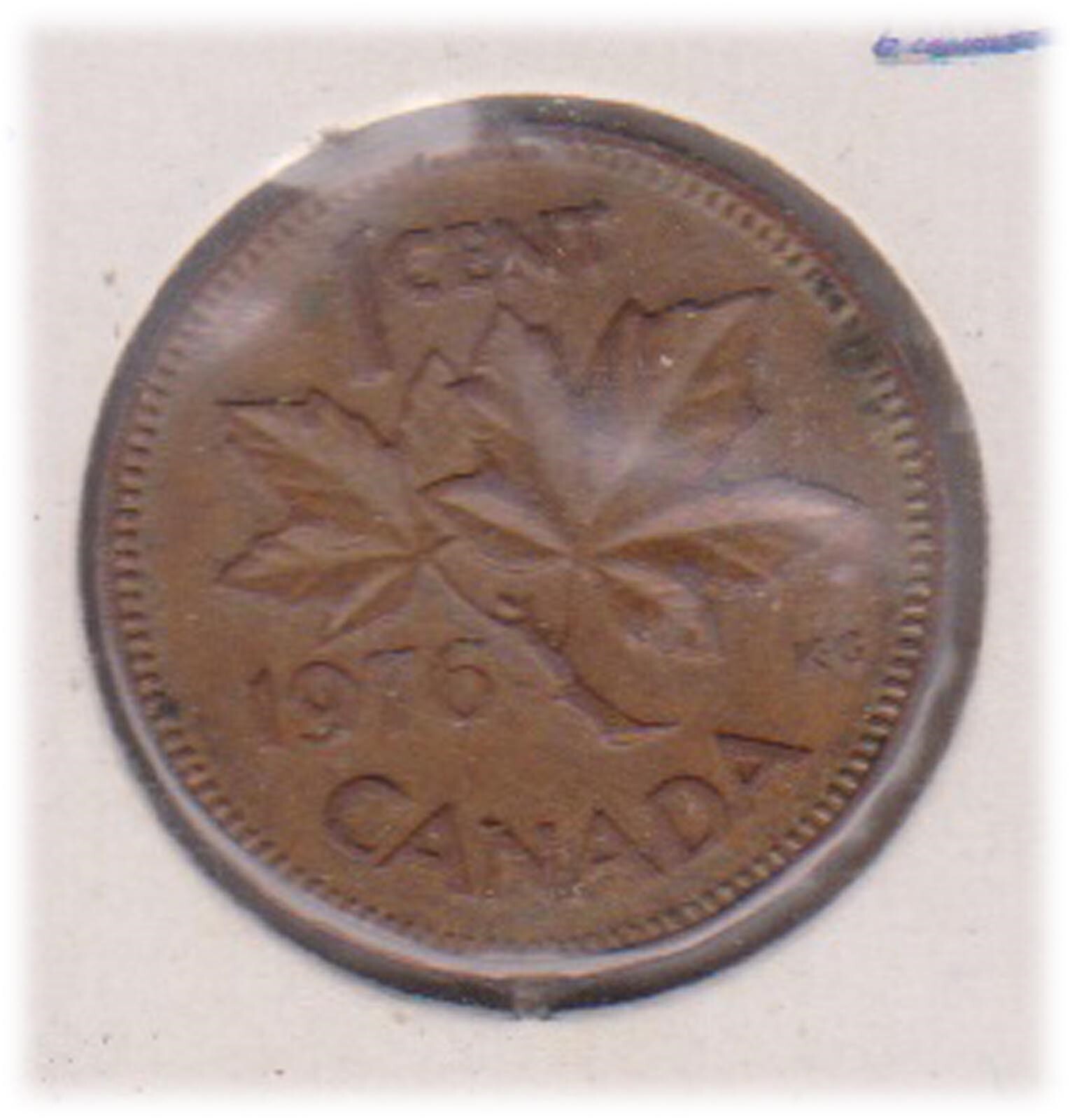 (H205-34) 1976 Canada 1c coin (AI)