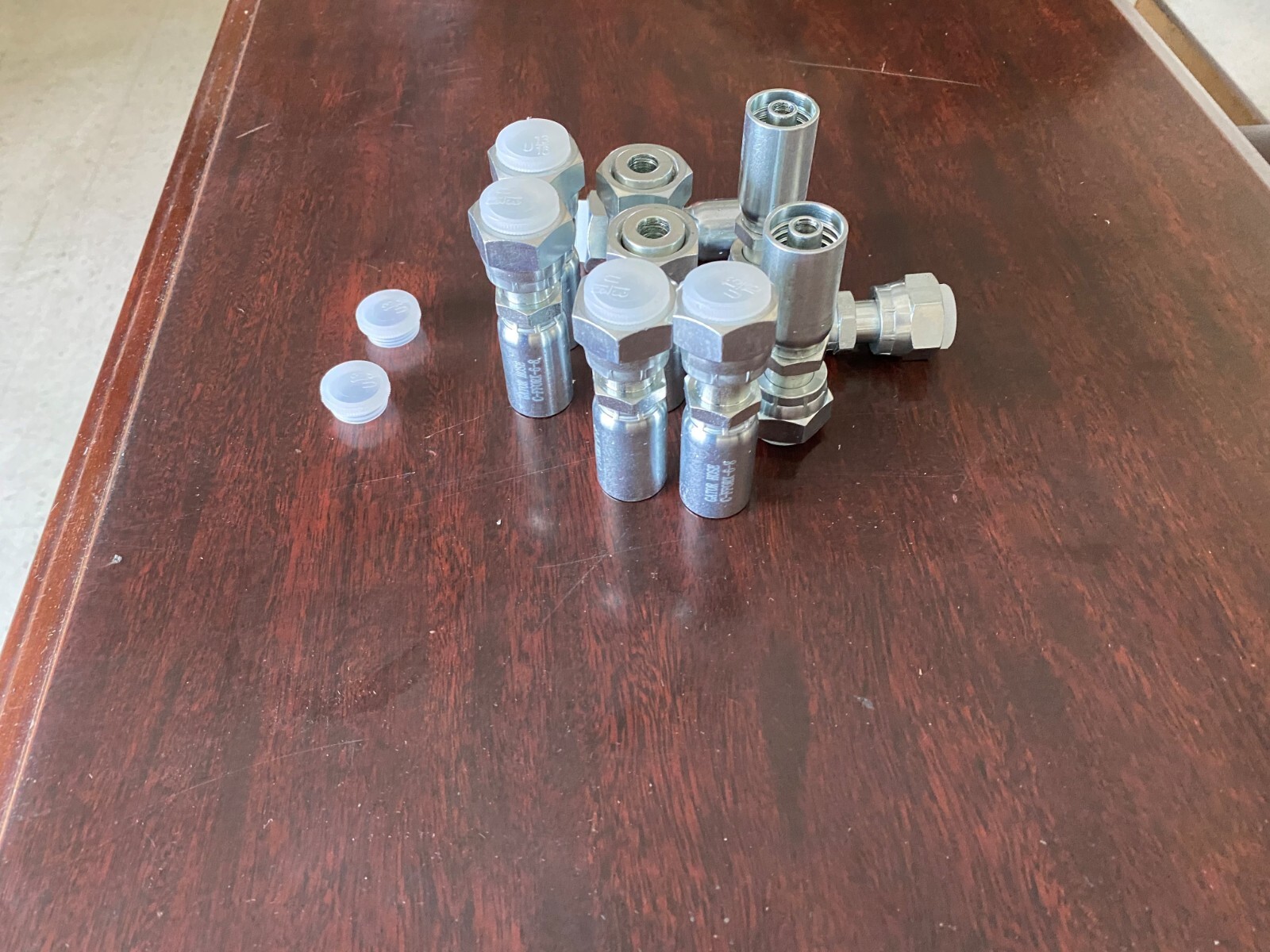10 PK Female Flat Face Seal 3/8" Hose 3/8 Female Hydraulic Hose Fitting-HY U