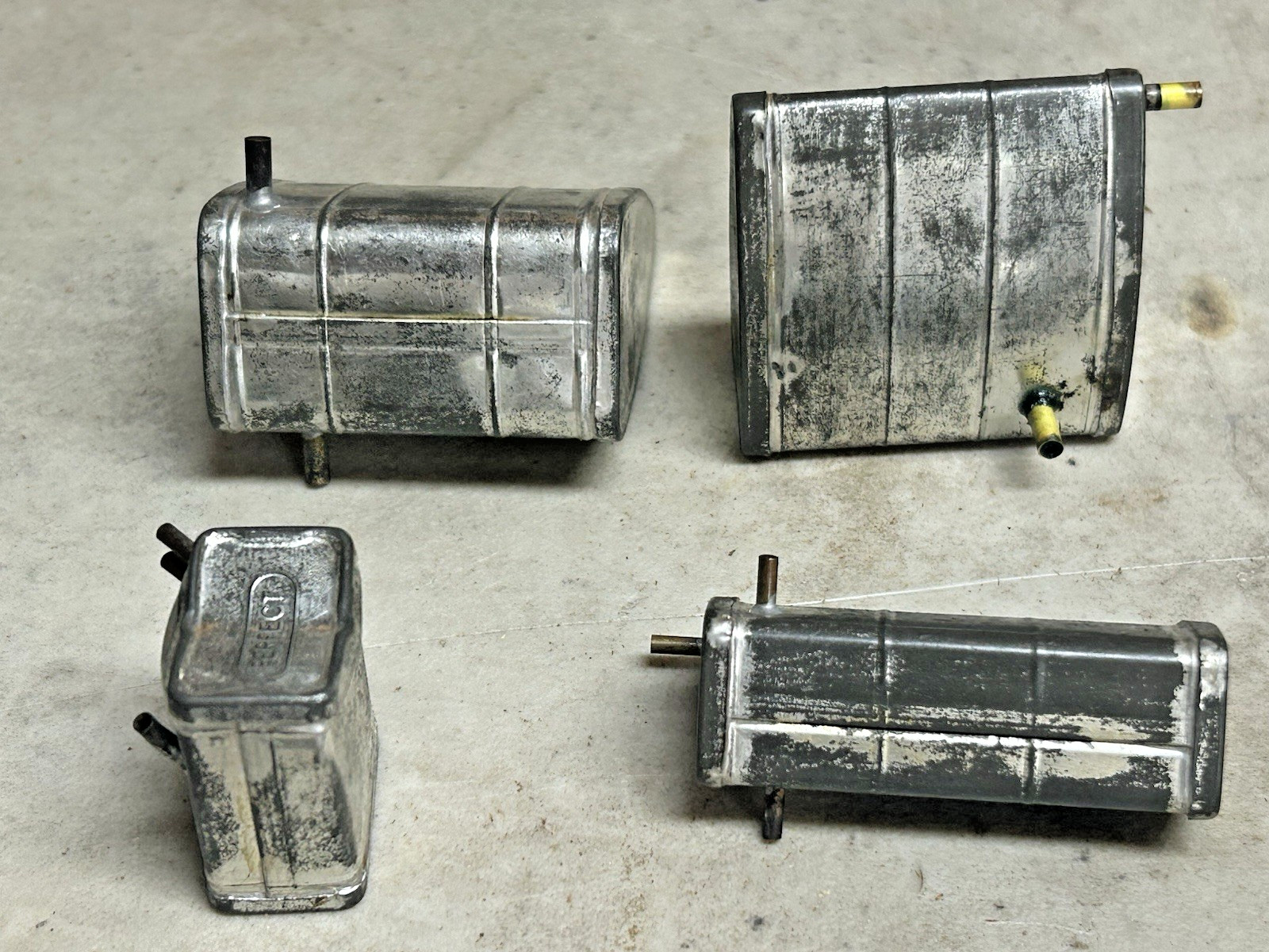 4 Rc Metal Niro Fuel Gas Tanks Airplane Model