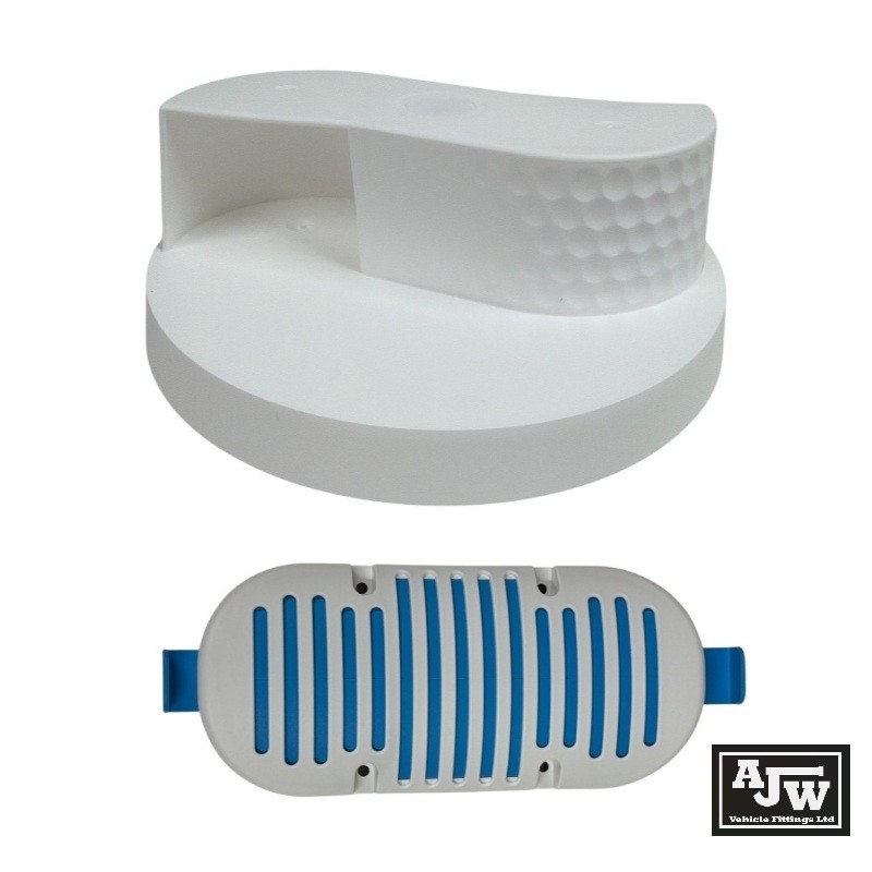Flettner 3000 Roof Air Vent - White - Narrow Base - Roof Fan for Vans UK made
