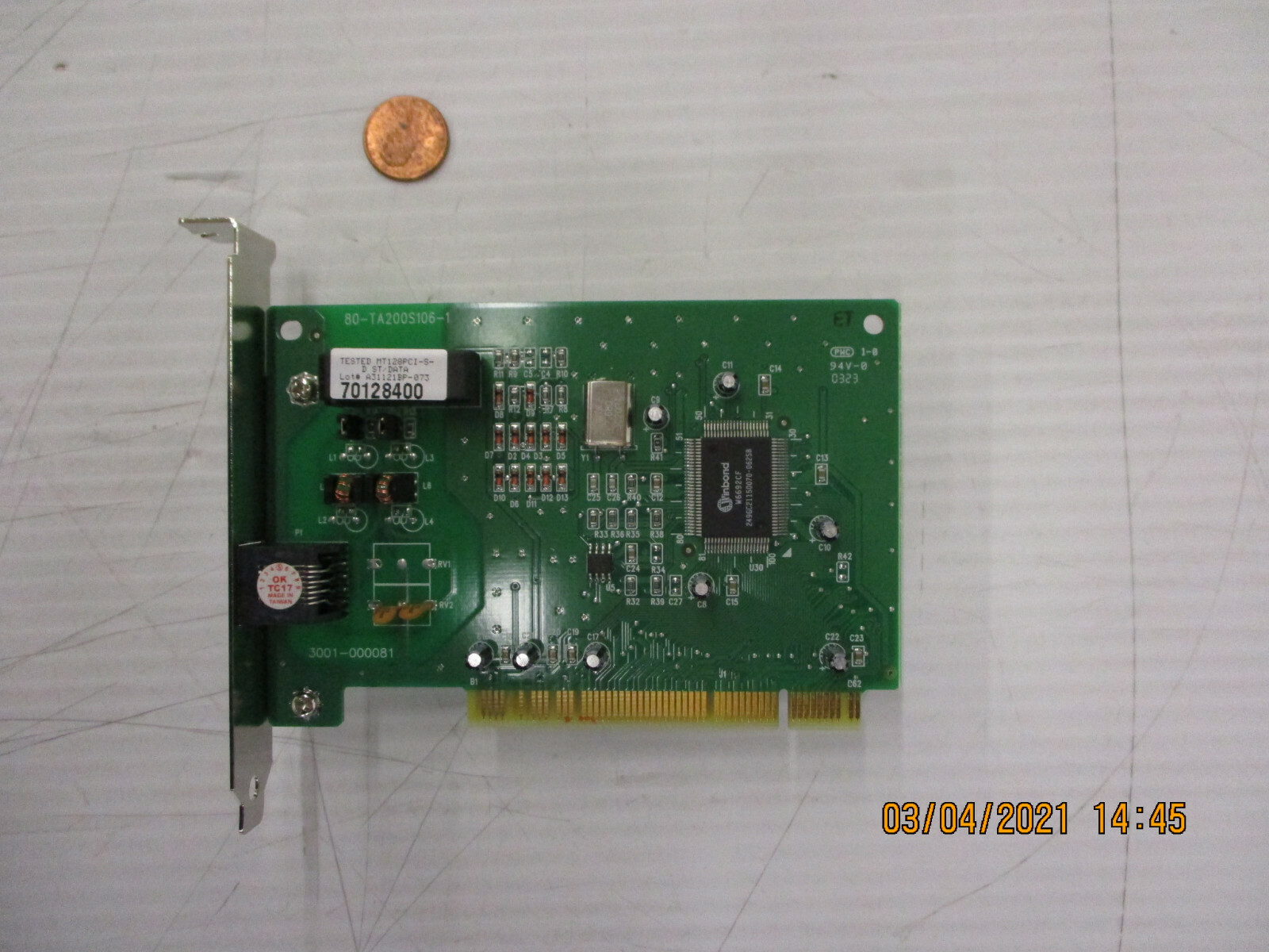 MultiTech MT128PCI-SD ISDN PCI Network Adapter. Brand New!