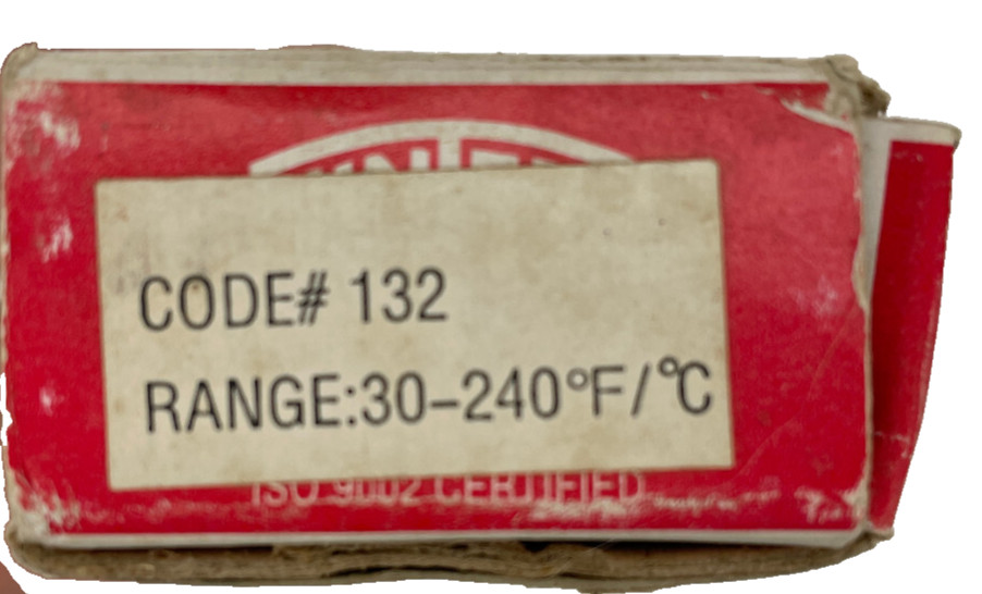 Winters Industrial Thermometer T132 30-240F New