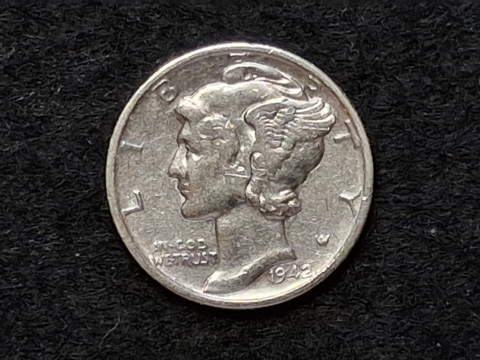 1942 P Mercury Dime