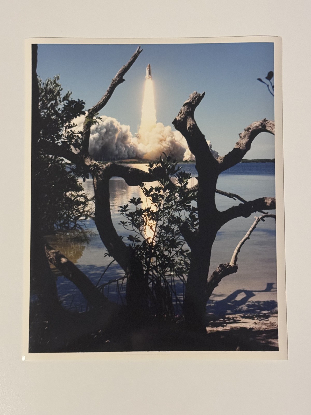 NASA STS-83 Columbia Launch Skyward From Pad 39A Press Photo