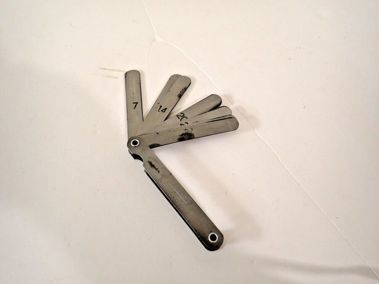KIastar Akuret Precision Feeler Gauge measuring  .0015-.025 tapered made in USA