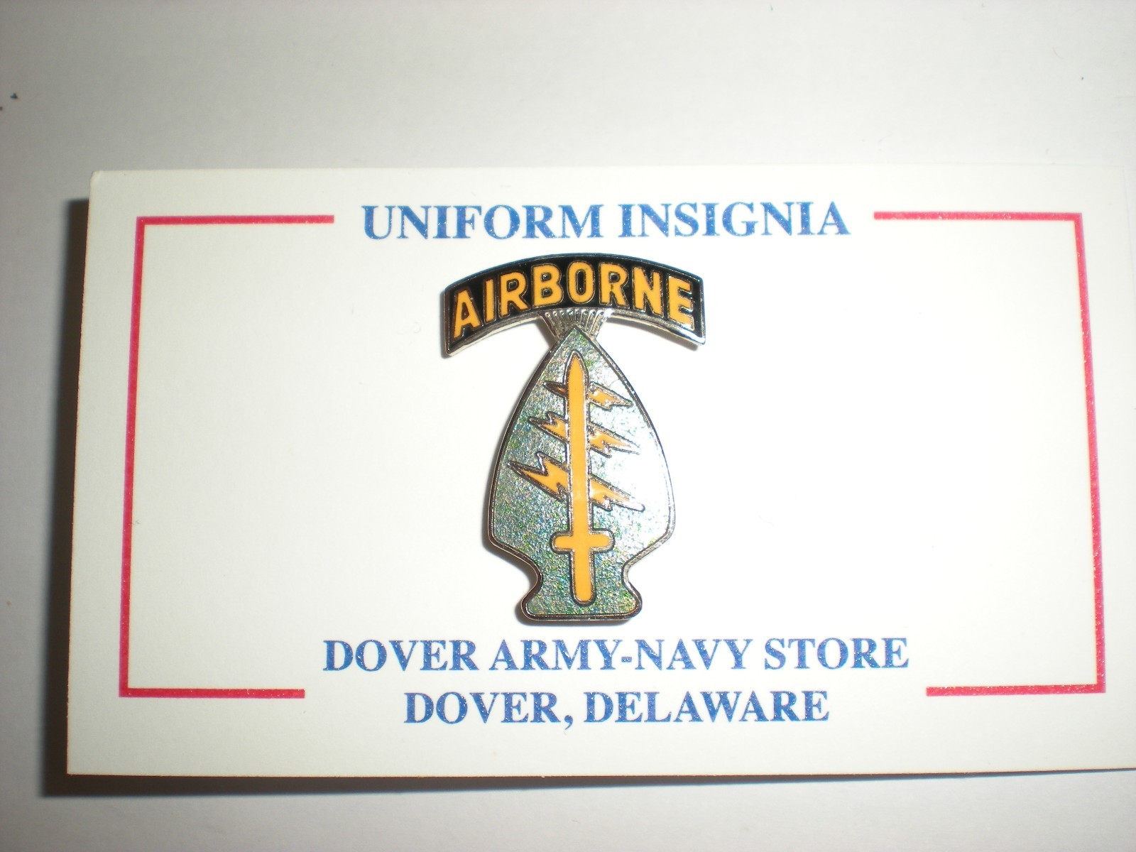 US ARMY SPECIAL FORCES PIN - CURRENT PRODUCTION - GREAT FOR CAPS/JACKETS!