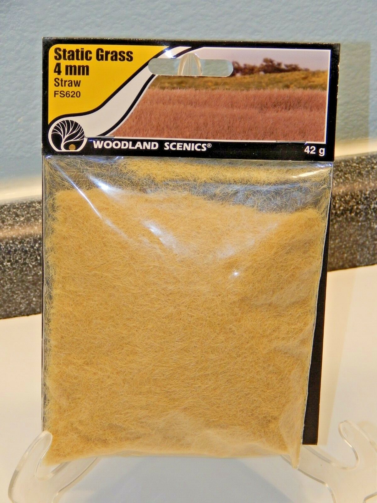 Woodland Scenics #FS620 Straw Static Grass 4mm NEW