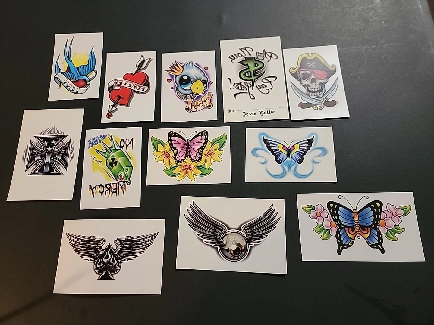 VINTAGE VENDING MACHINE CHICANO ART FAKE TATTOO LOT OF 12
