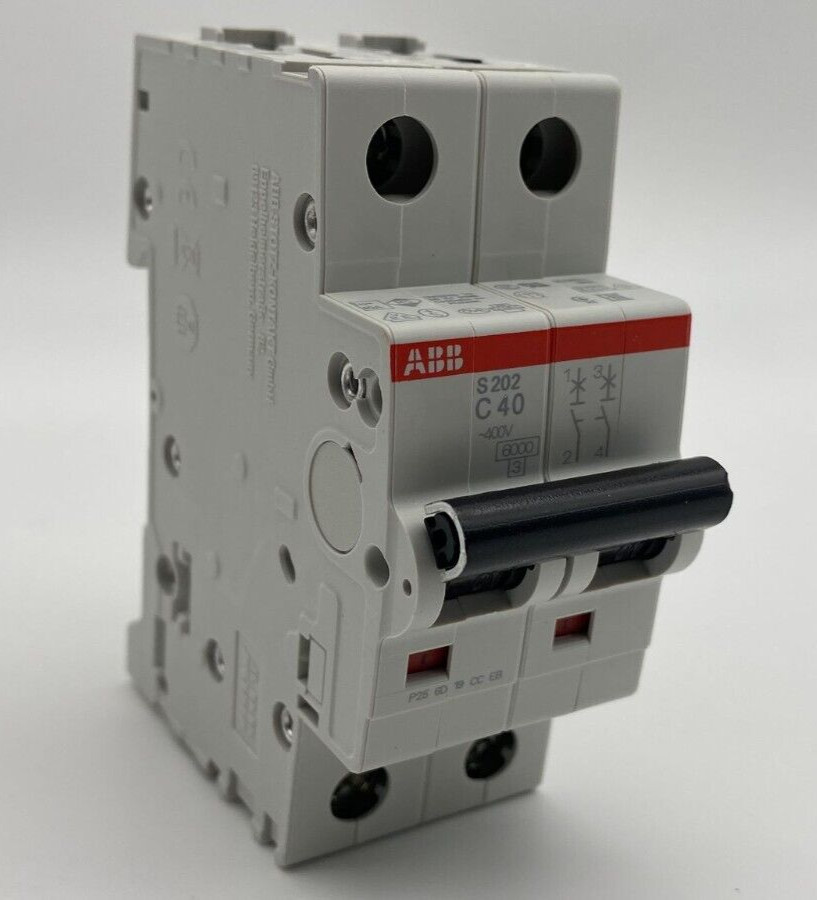 ABB S202-C40 (S202 C40), 2P, 40A,1pc new