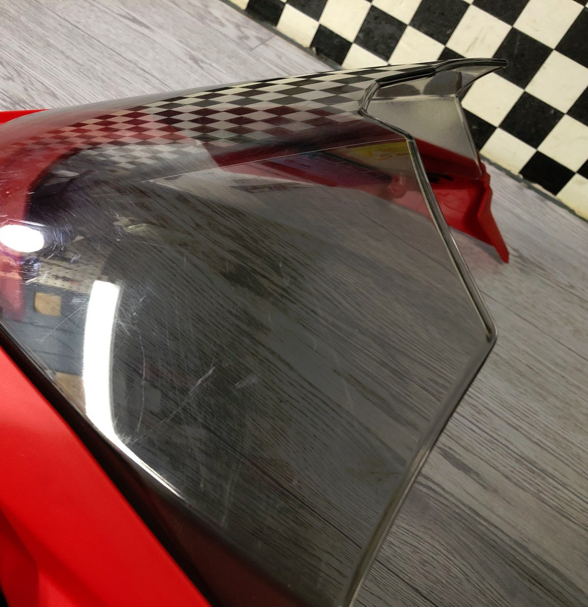 Ski-Doo OEM Clear Windshield w/ Red Mount BRP LYNX Low