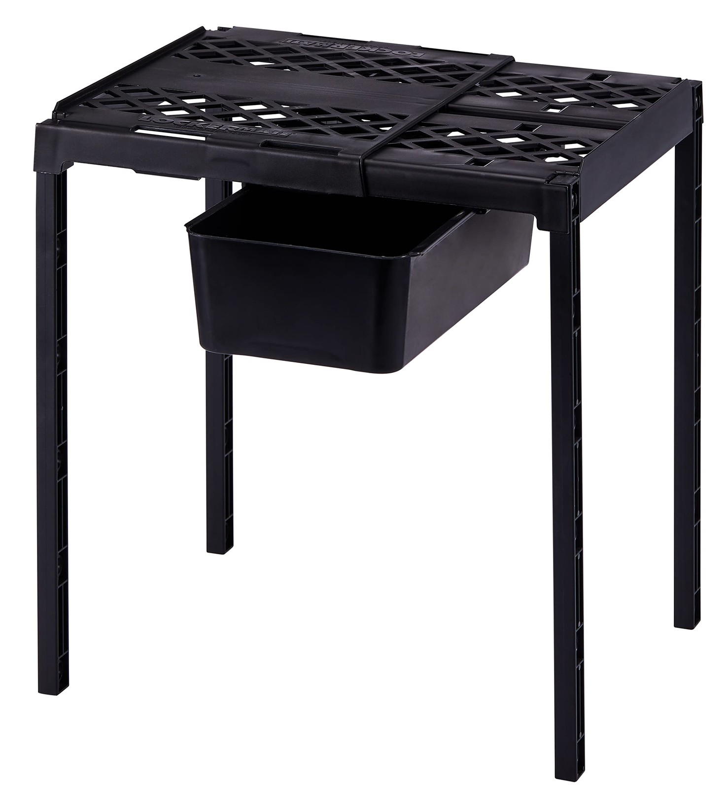 Adjust-A-Shelf Locker Shelf & Organizer, Extends to Fit Your Locker, Includes