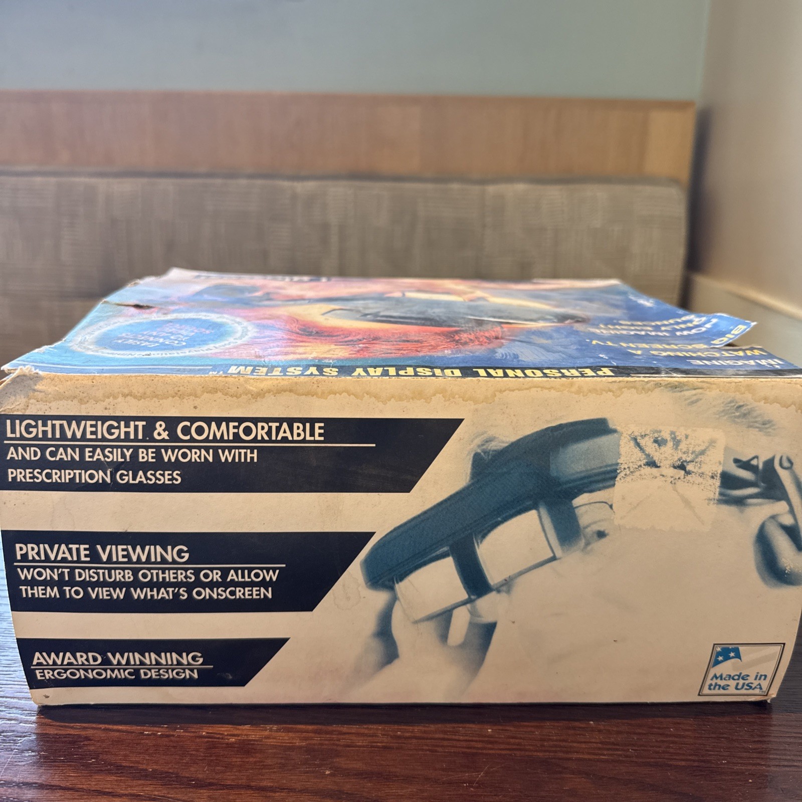 Virtual IO i-Glasses Headset Virtual Display Systems Kit Open Box Vintage 2000