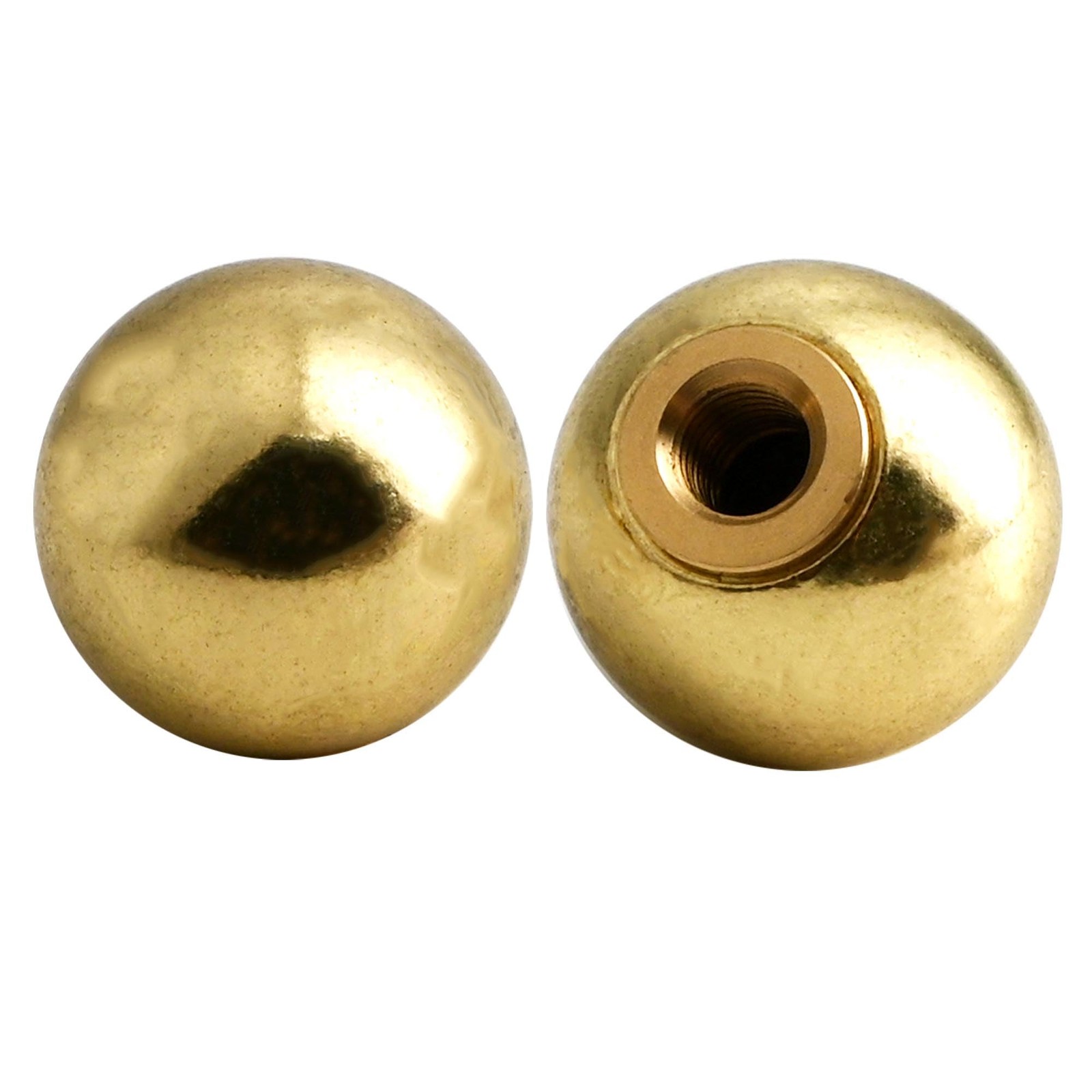 2 Pack 22mm Metal Ball Lamp Finials Caps Knob Classic Style Decorative Screw Cap